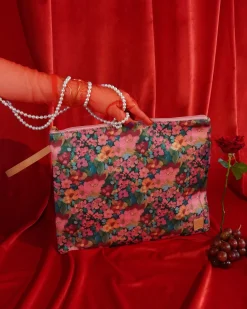 Travel Organisers|Wet Bags|The Somewhere Co Amongst the Flowers Large Wet Bag