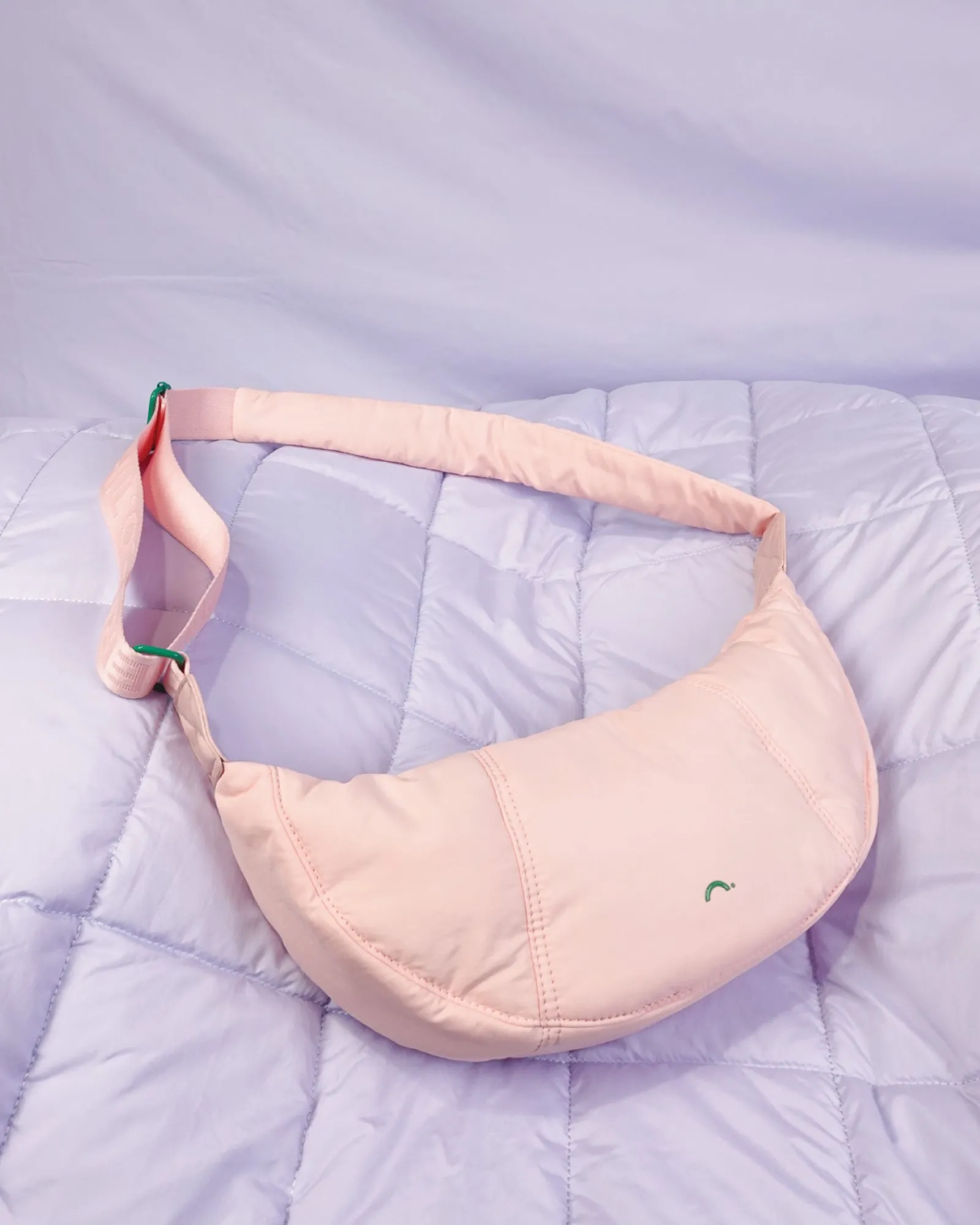 Crossbody Bags|The Somewhere Co Baby Pink Marshmallow Crossbody Bag