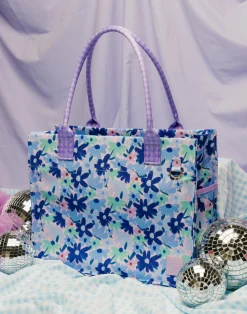 Tote Bags|The Somewhere Co Blue Meadow Everyday Tote