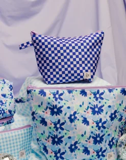 Travel Organisers|Pouches|The Somewhere Co Blue Meadow Handy Pouch Trio