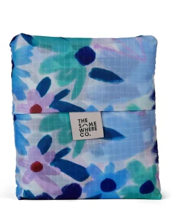 Reusable Shopping Bag|The Somewhere Co Blue Meadow Reusable Shopping Bag