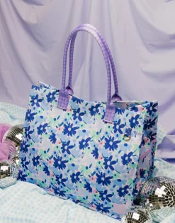 Beach Bags|Beach Bags|The Somewhere Co Blue Meadow Ultimate Tote