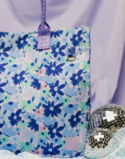 Beach Bags|Beach Bags|The Somewhere Co Blue Meadow Ultimate Tote