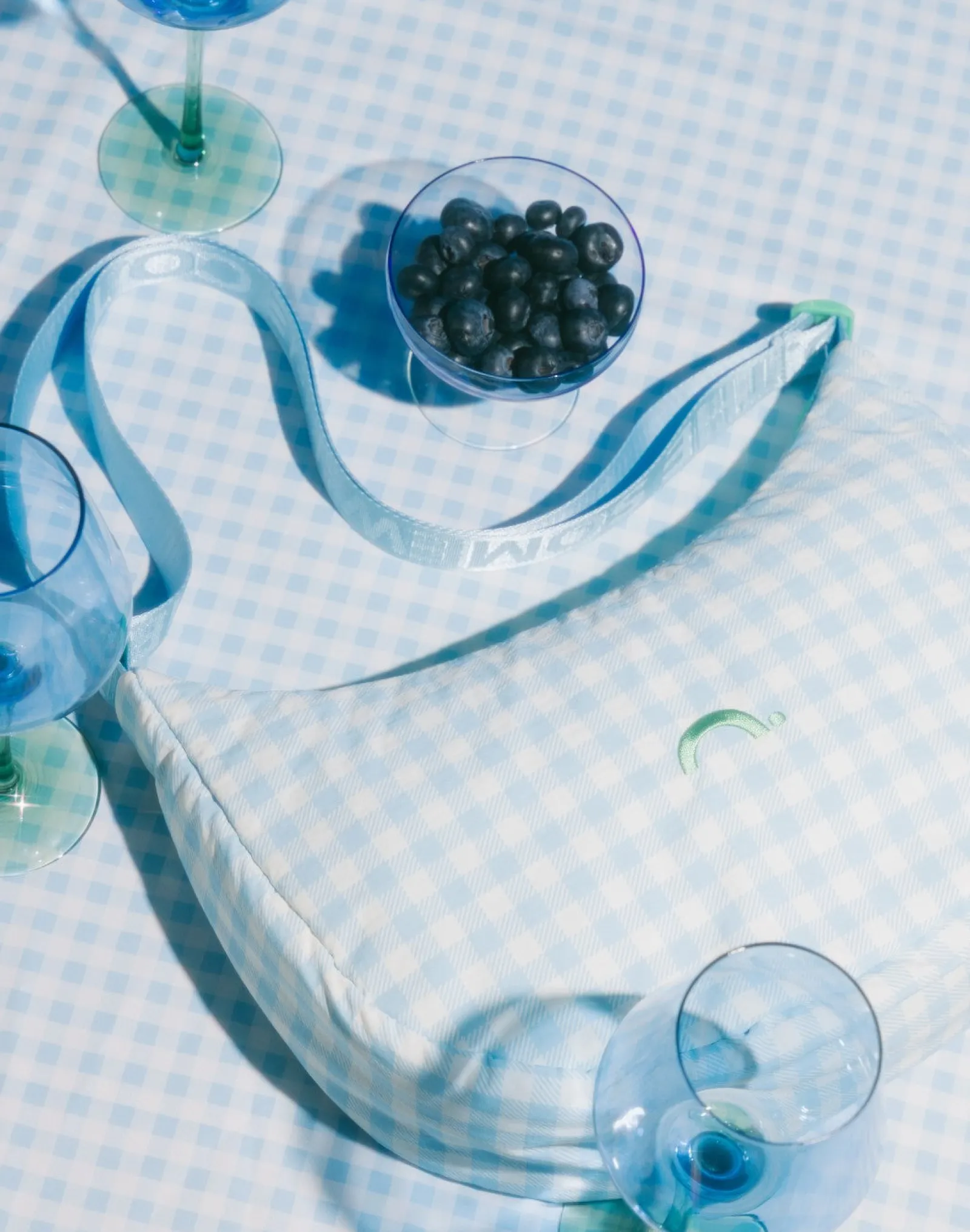 Crossbody Bags|The Somewhere Co Blueberry Medium Crescent Bag