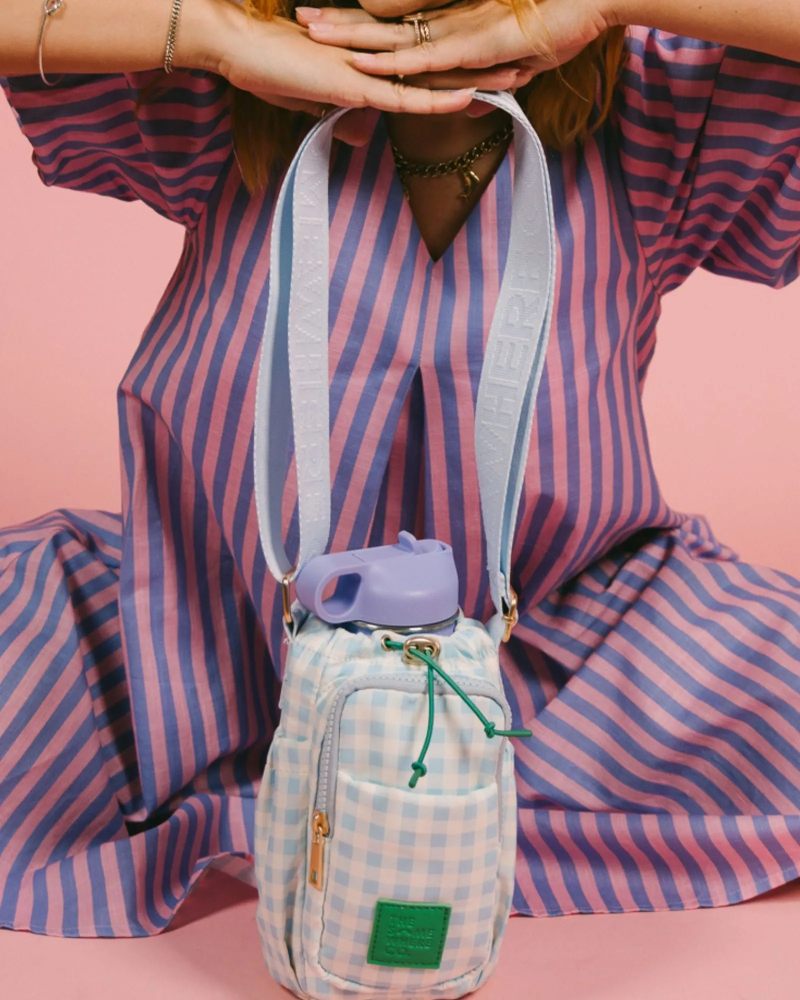 Water Bottle Bags|Water Bottle Bags|The Somewhere Co Blueberry Water Bottle Bag