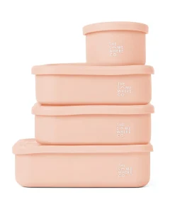 Lunch Packing|The Somewhere Co Blush Large Silicone Bento Lunch Box