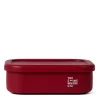 Lunch Packing|The Somewhere Co Burgundy Silicone Lunch Box