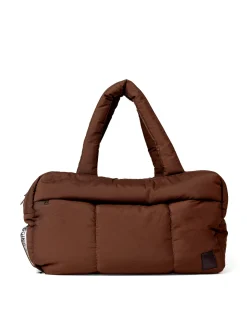Weekender Bags|Travel Bags|The Somewhere Co Chocolate Marshmallow Duffle Bag