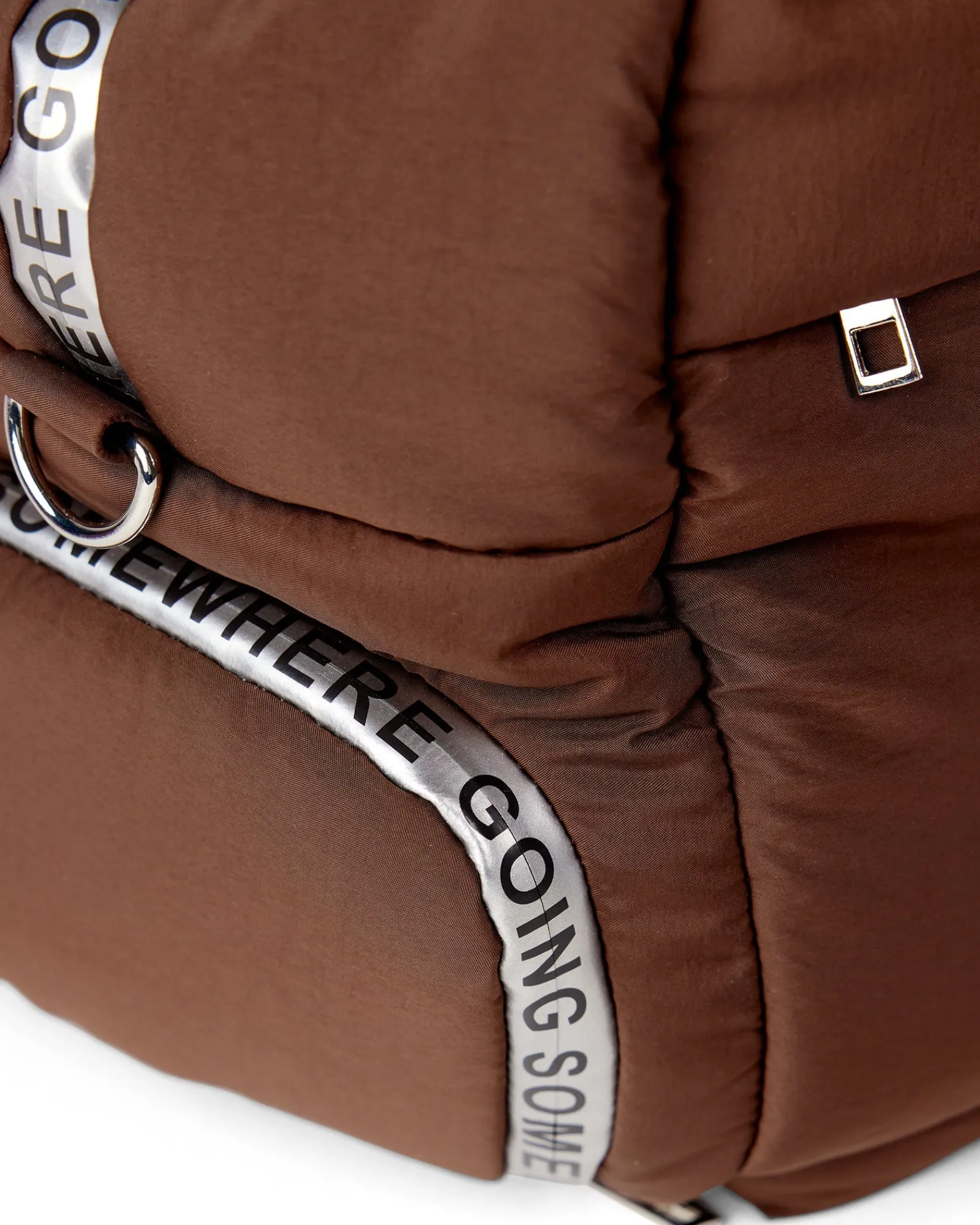 Weekender Bags|Travel Bags|The Somewhere Co Chocolate Marshmallow Duffle Bag