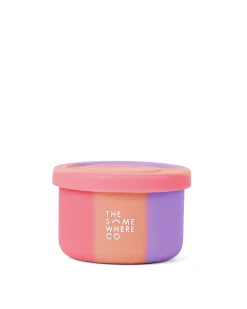 Lunch Packing|The Somewhere Co Cotton Candy Silicone Snack Box