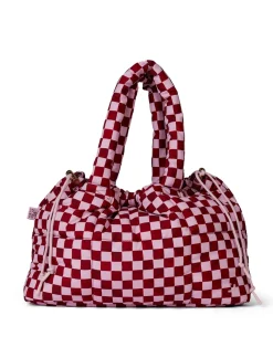Tote Bags|The Somewhere Co Crimson Haze Marshmallow Midi Tote