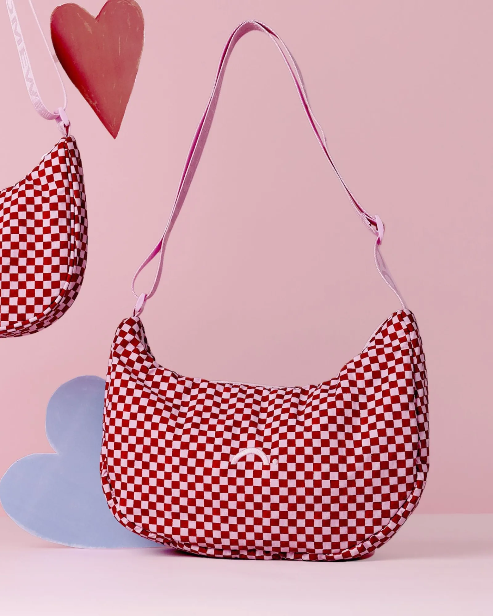 Crossbody Bags|The Somewhere Co Crimson Haze Medium Crescent Bag