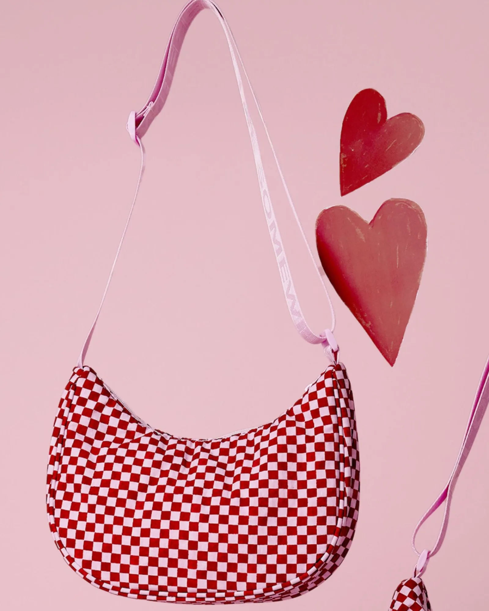 Crossbody Bags|The Somewhere Co Crimson Haze Small Crescent Bag
