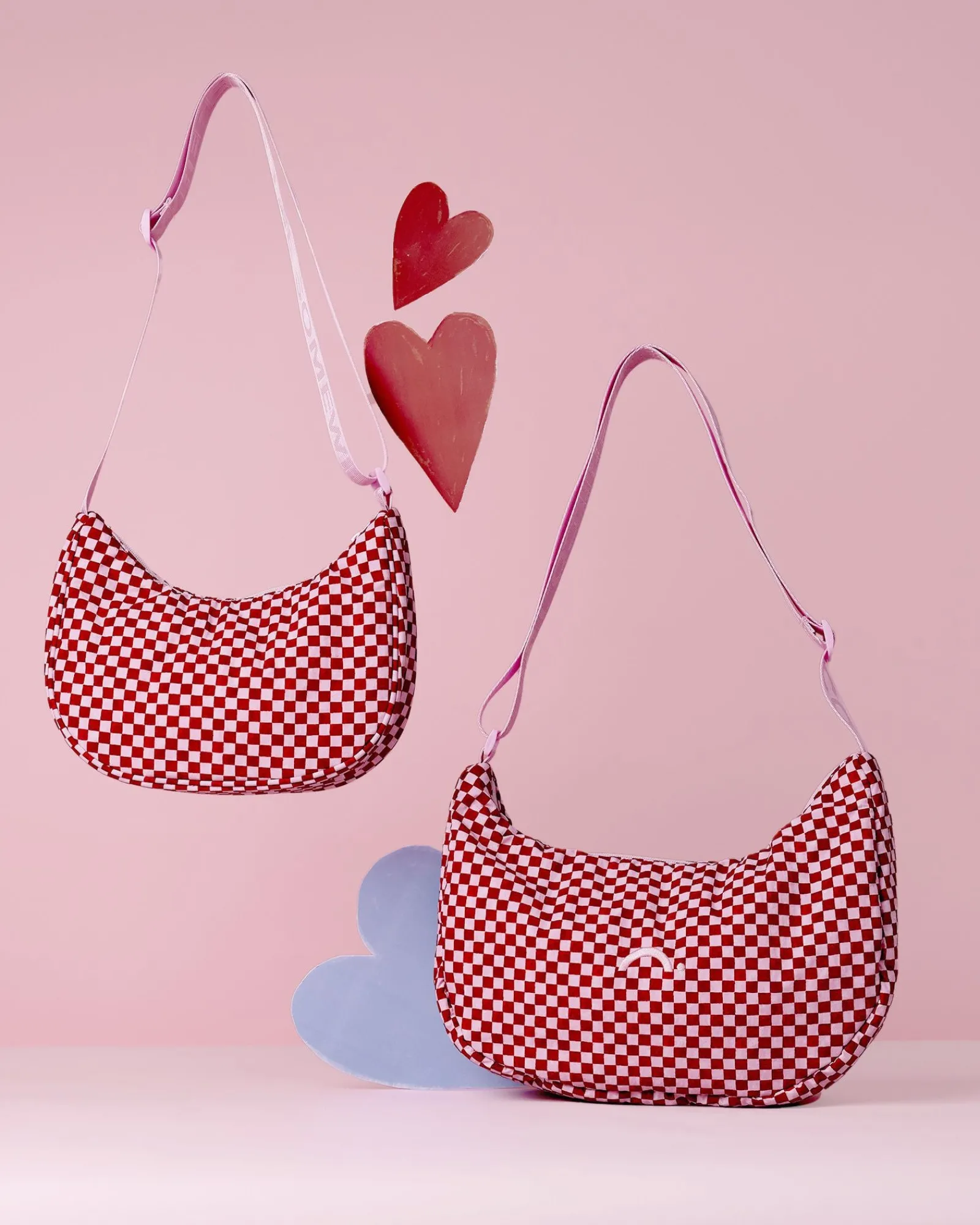 Crossbody Bags|The Somewhere Co Crimson Haze Small Crescent Bag
