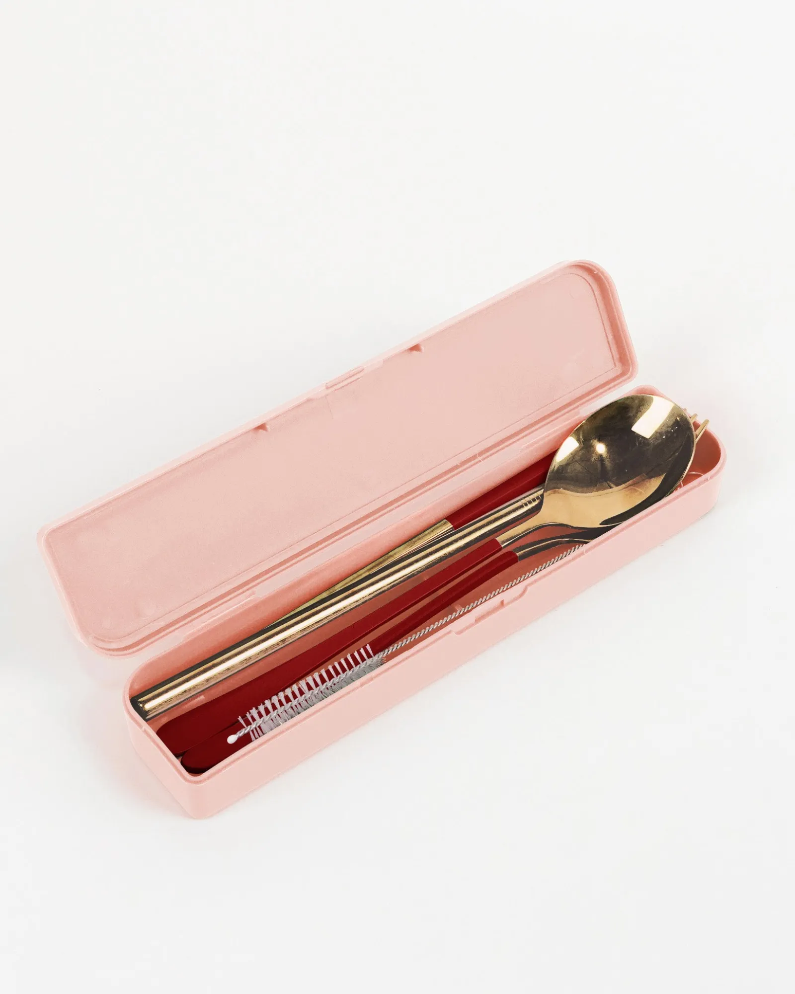 Cutlery Kits|Cutlery Kits|The Somewhere Co Cutlery Kit - Gold with Burgundy Handle