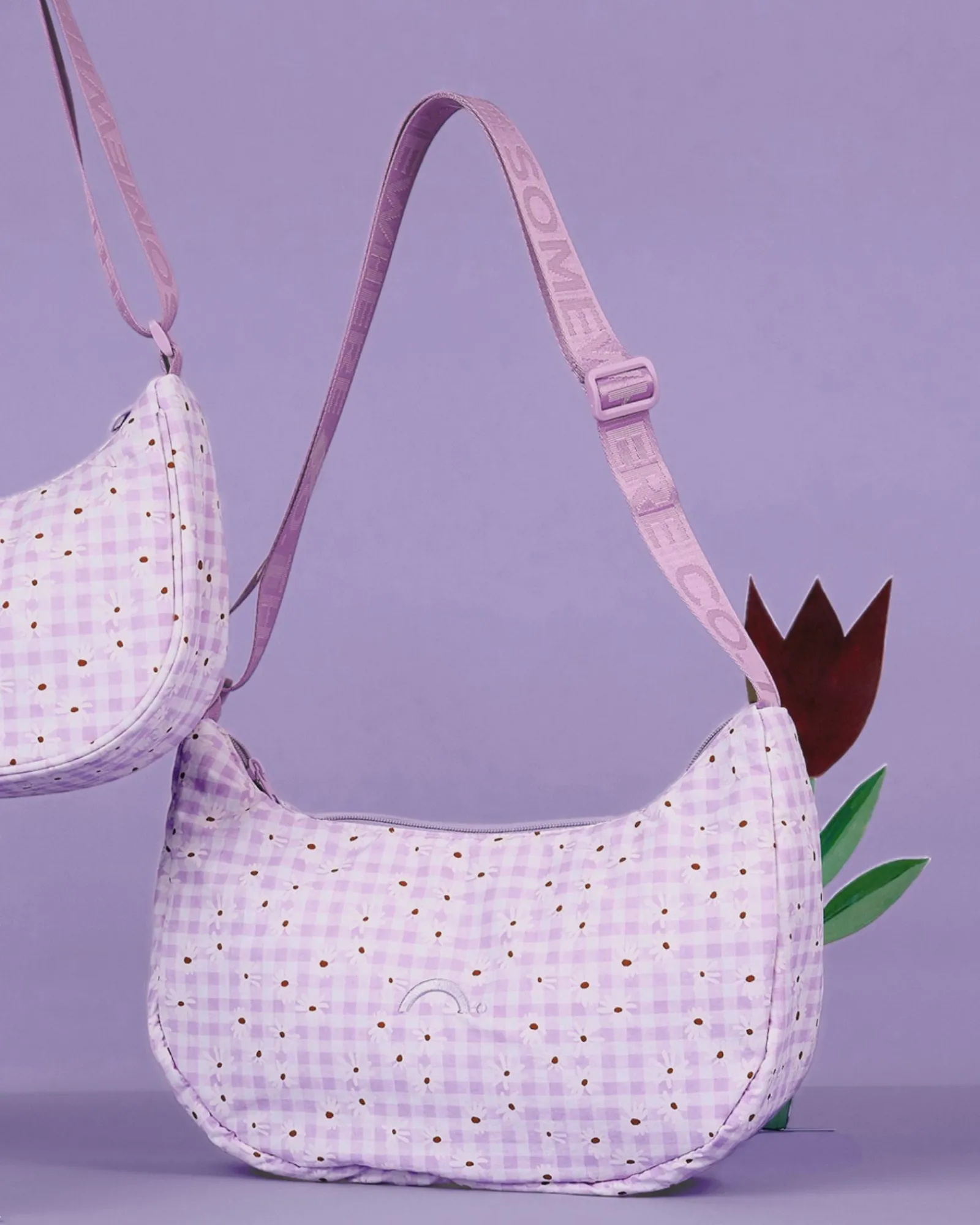 Crossbody Bags|The Somewhere Co Daisy Fields Medium Crescent Bag
