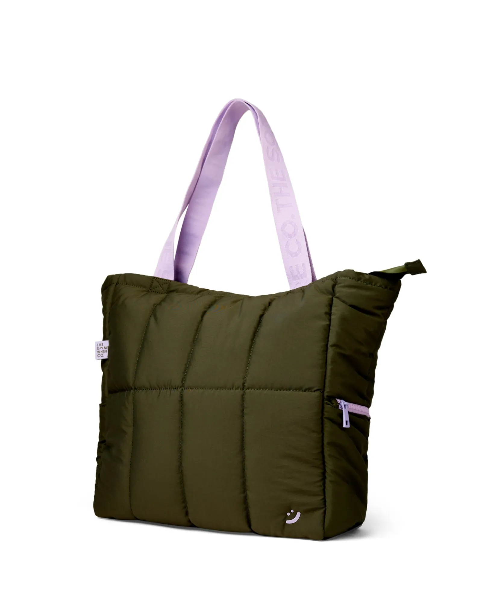 Travel Bags|Tote Bags|The Somewhere Co Dublin Marshmallow Large Tote