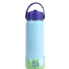 Kids Lunch|The Somewhere Co Dusty Blue Swirl Water Bottle 500ml