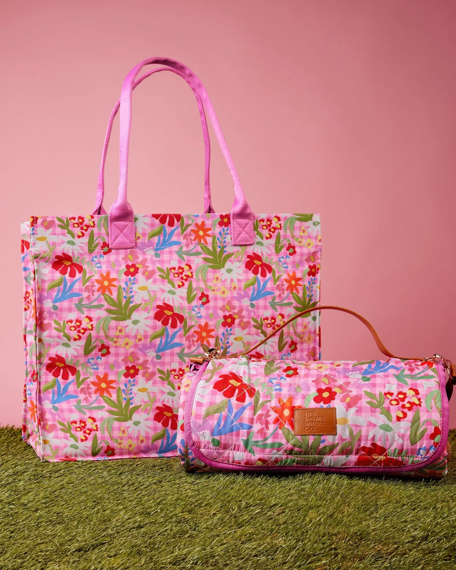 Beach Bags|Beach Bags|The Somewhere Co Flowerburst Ultimate Tote