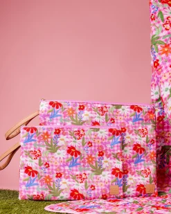 Travel Organisers|Wet Bags|The Somewhere Co Flowerburst Wet Bag