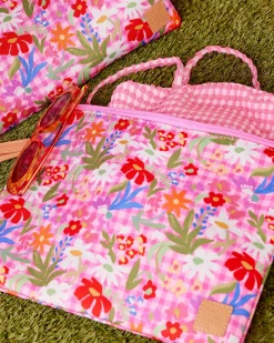Travel Organisers|Wet Bags|The Somewhere Co Flowerburst Wet Bag