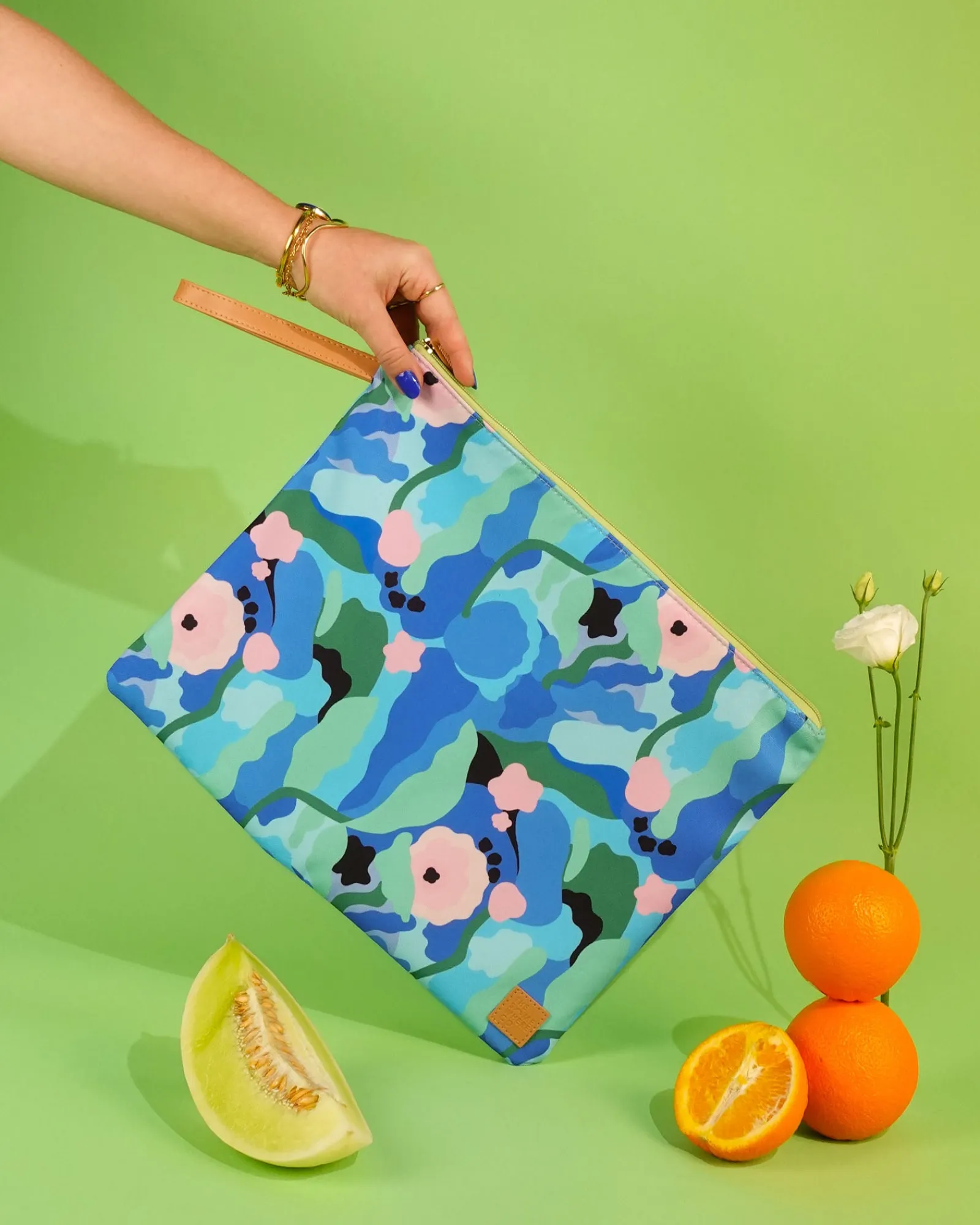 Travel Organisers|Wet Bags|The Somewhere Co Honeydew Large Wet Bag
