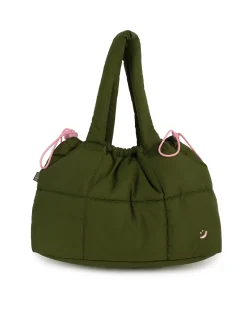 Tote Bags|The Somewhere Co Khaki Marshmallow Midi Tote