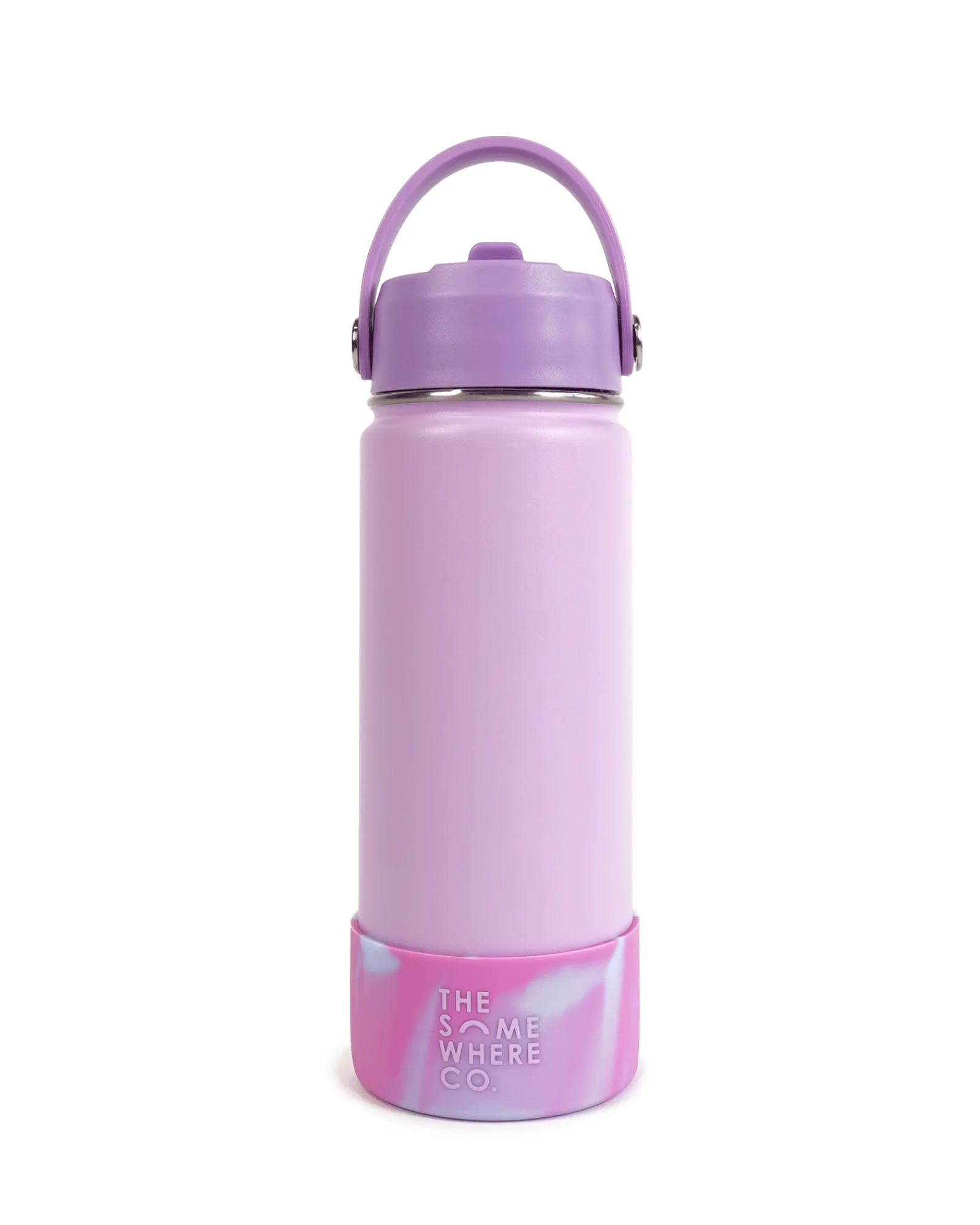 Kids Lunch|The Somewhere Co Lavender Swirl Water Bottle 500ml
