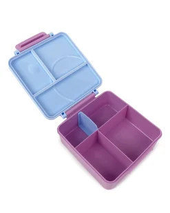 Kids Lunch|The Somewhere Co Lilac Gingham Mini Bento Lunch Box