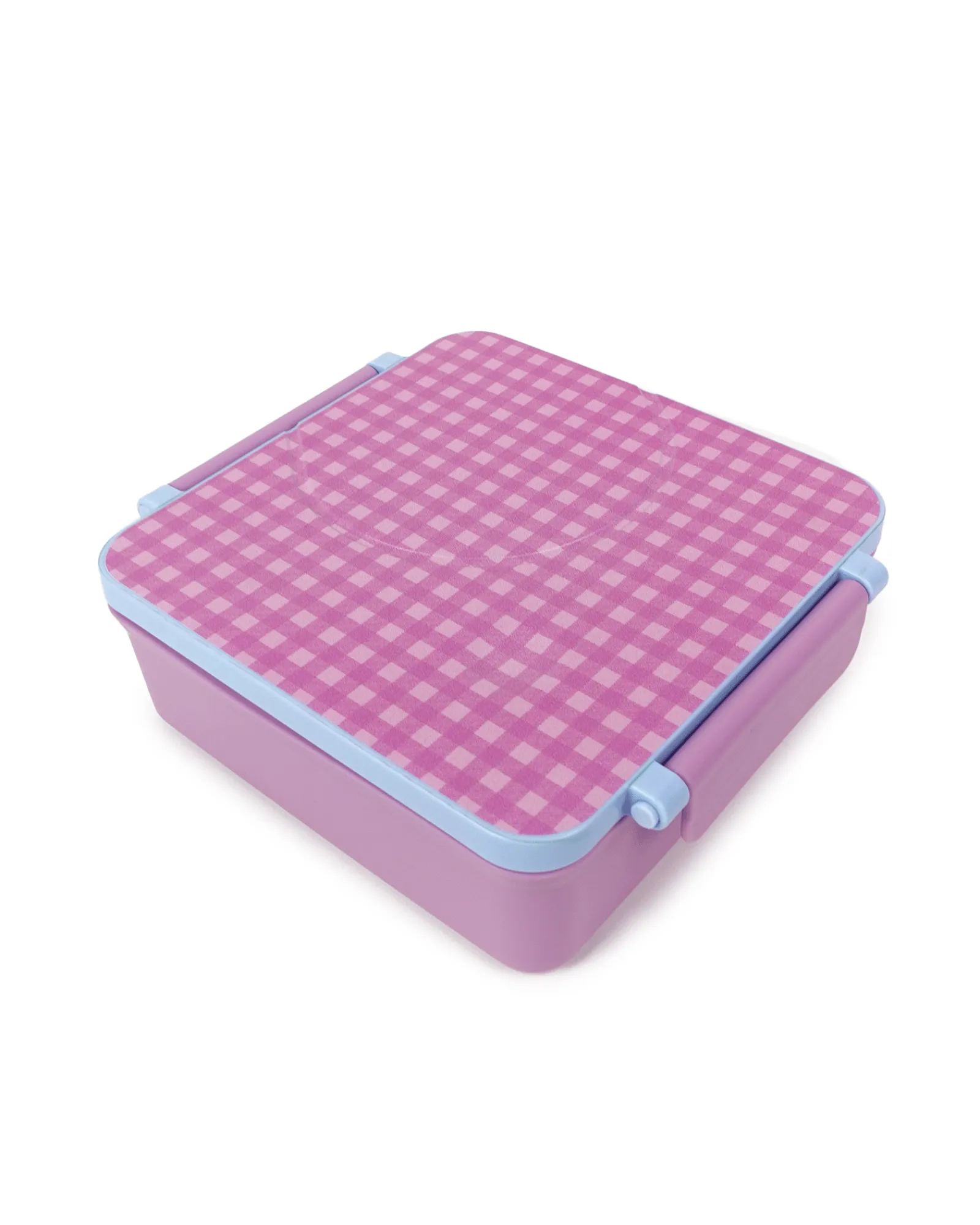 Kids Lunch|The Somewhere Co Lilac Gingham Mini Bento Lunch Box