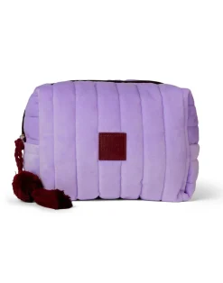 Travel Organisers|Cosmetic Bags|The Somewhere Co Lilac Velvet Cosmetic Case
