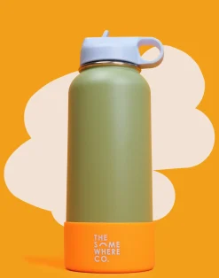 Water Bottles|The Somewhere Co Olive Water Bottle 1L