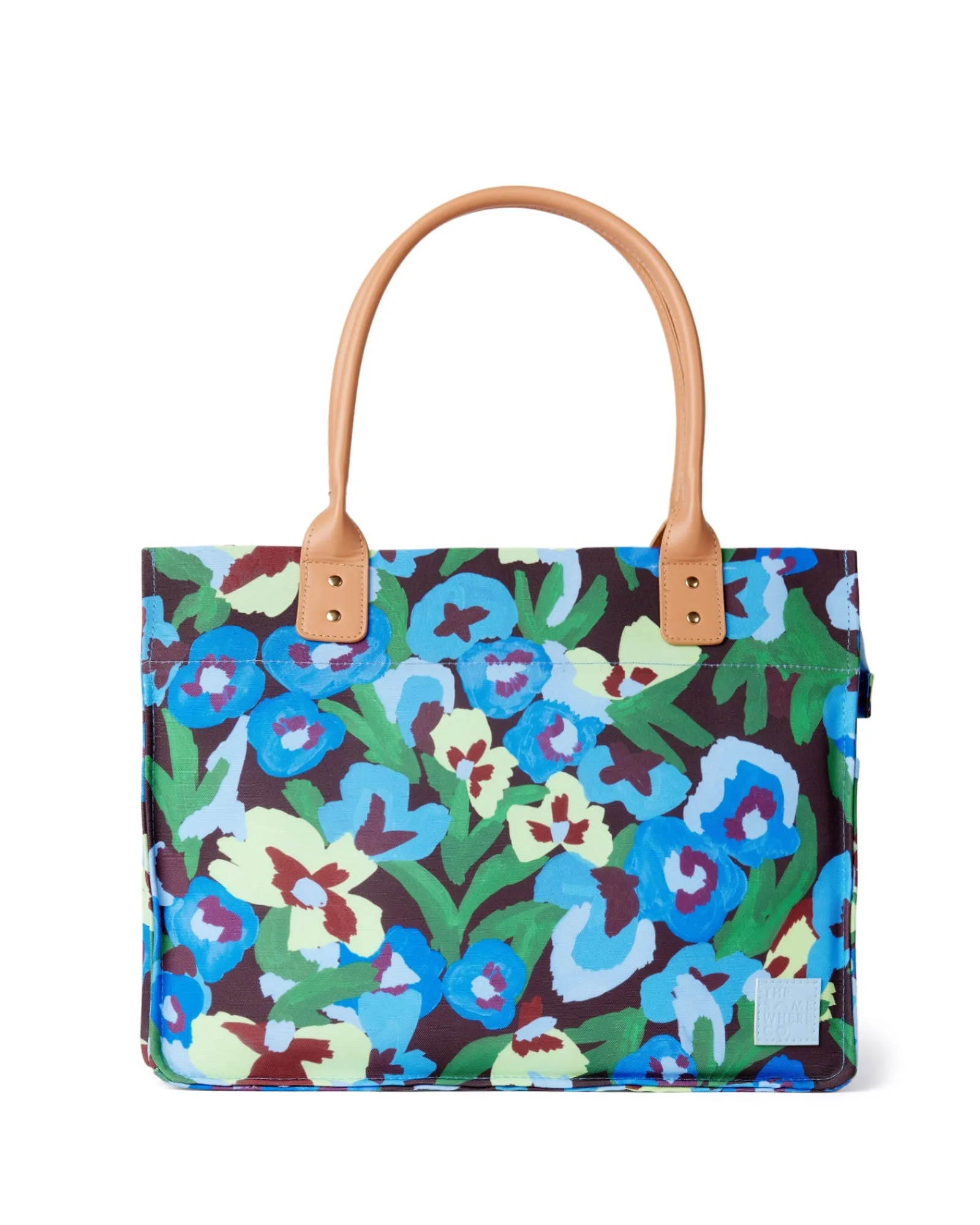 Tote Bags|The Somewhere Co Pansy Patch Everyday Tote
