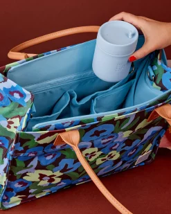 Tote Bags|The Somewhere Co Pansy Patch Everyday Tote