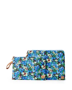 Travel Organisers|Wet Bags|The Somewhere Co Pansy Patch Large Wet Bag