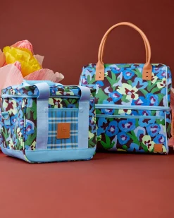 Cooler Bags|Cooler Bags|The Somewhere Co Pansy Patch Midi Cooler Bag
