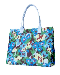 Beach Bags|Beach Bags|The Somewhere Co Pansy Patch Ultimate Tote