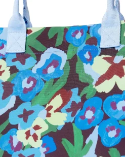 Beach Bags|Beach Bags|The Somewhere Co Pansy Patch Ultimate Tote