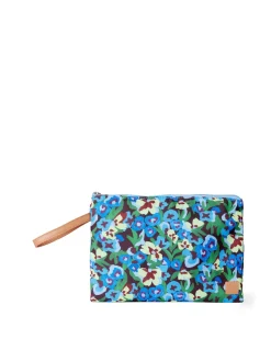 Travel Organisers|Wet Bags|The Somewhere Co Pansy Patch Wet Bag