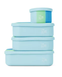 Lunch Packing|The Somewhere Co Peppermint Silicone Bento Lunch Box