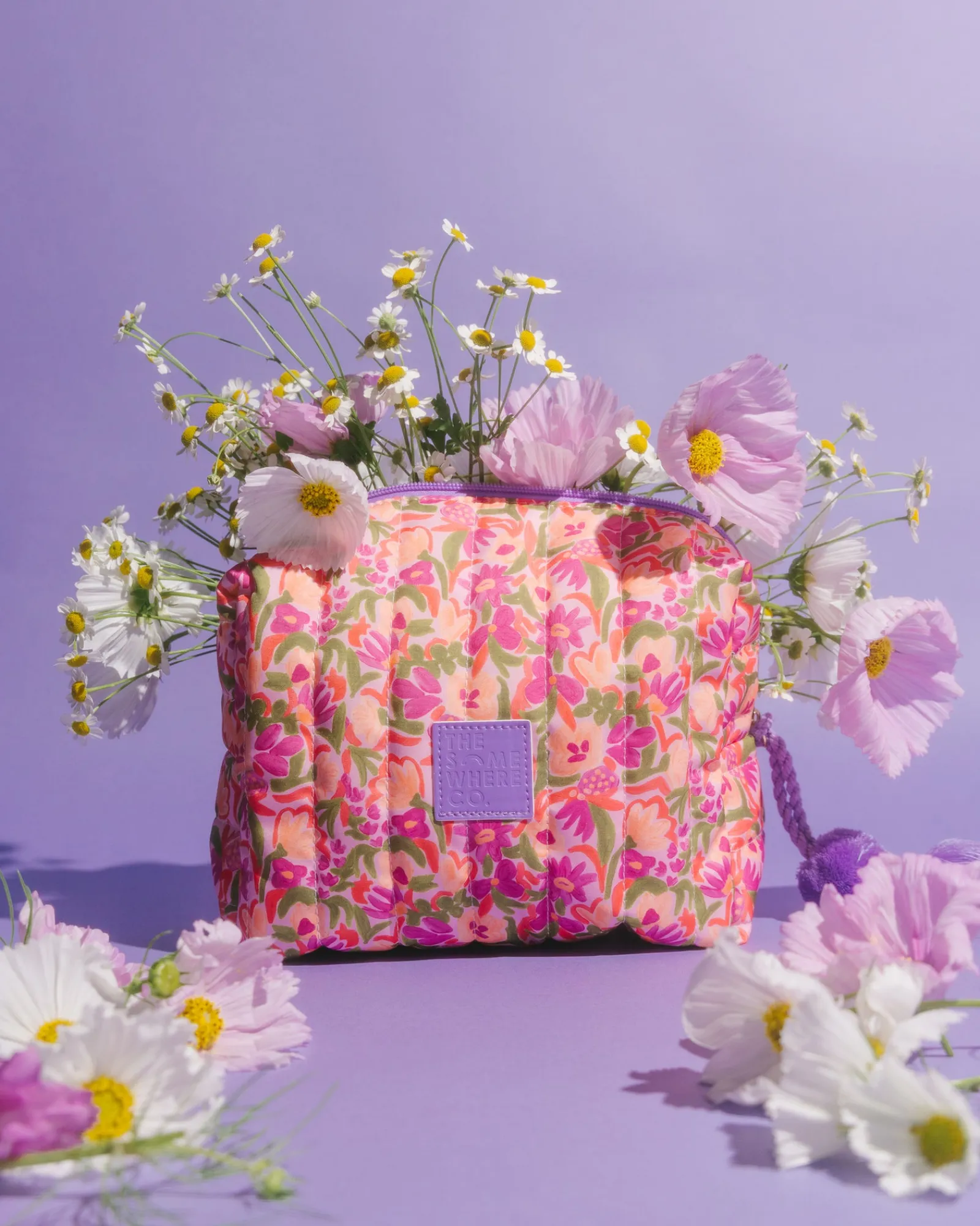 Travel Organisers|Cosmetic Bags|The Somewhere Co Petal Party Cosmetic Case