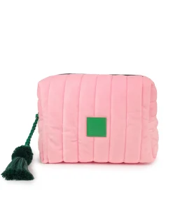 Travel Organisers|Cosmetic Bags|The Somewhere Co Pink Velvet Cosmetic Case