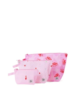 Travel Organisers|Pouches|The Somewhere Co Queen of Hearts Handy Pouch Trio