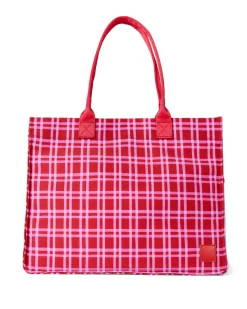 Beach Bags|Beach Bags|The Somewhere Co Raspberry Lemonade Ultimate Tote