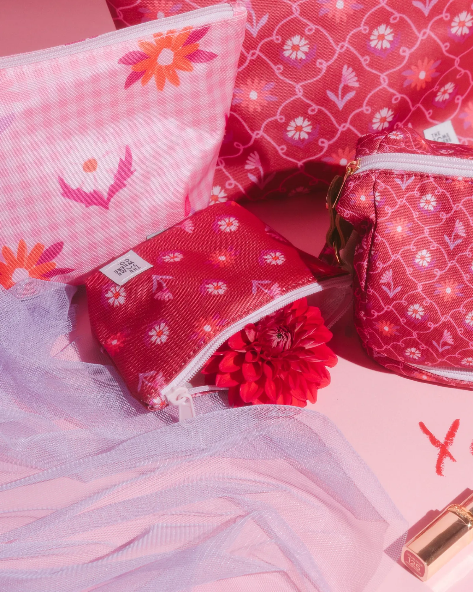 Travel Organisers|Pouches|The Somewhere Co Rosewood Handy Pouch Trio