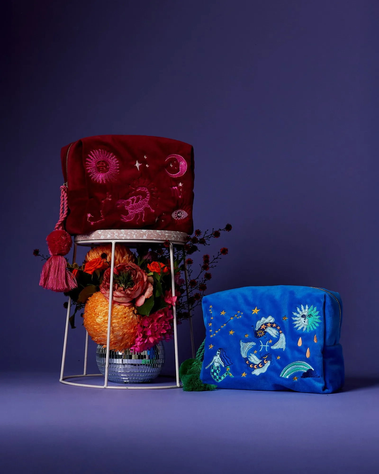 Travel Organisers|Cosmetic Bags|The Somewhere Co Scorpio Astrology Cosmetic Case