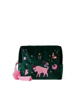 Travel Organisers|Cosmetic Bags|The Somewhere Co Taurus Astrology Cosmetic Case