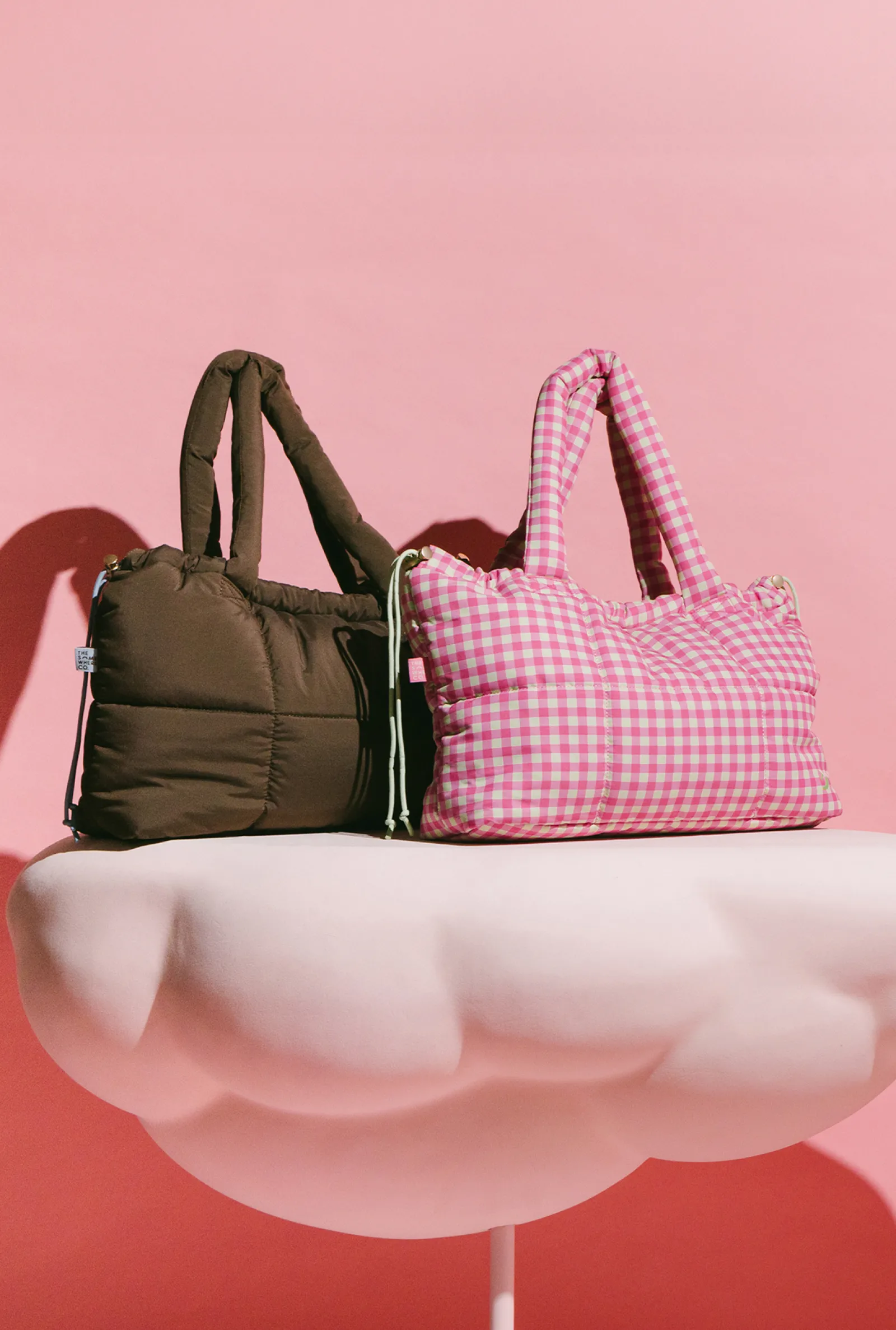 Tote Bags|The Somewhere Co Watermelon Sugar Marshmallow Midi Tote