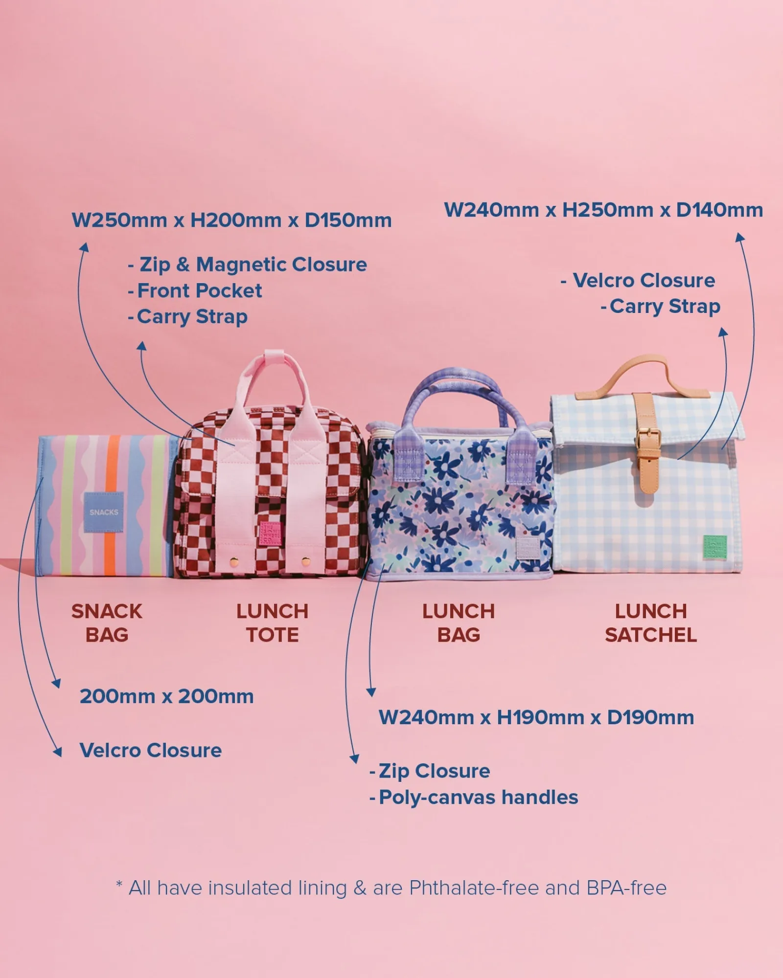 Snack Bags|Lunch Packing|The Somewhere Co Watermelon Sugar Snack Bag